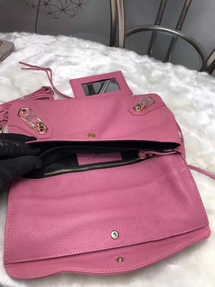 BALENCIAG巴黎世家 義大利進口山羊皮手抓包 原版品質 簡單時尚手包 配肩帶可斜挎  BL1021